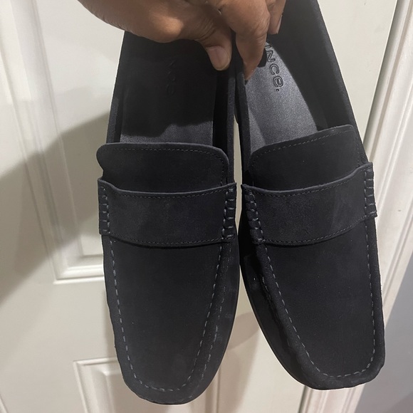 Vince Navy Blue Daly Coastale Loafers shoes Sz 10.5 - Picture 13 of 16